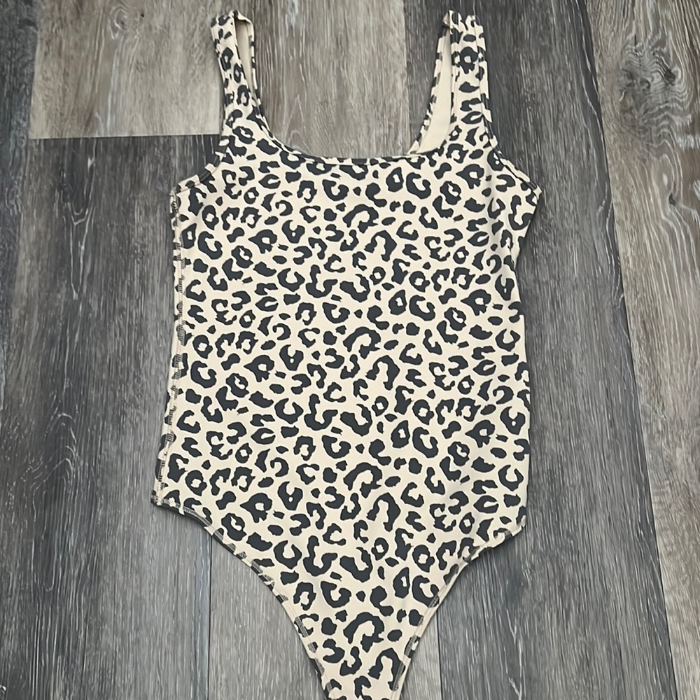 Abercrombie Leopard Bodysuit